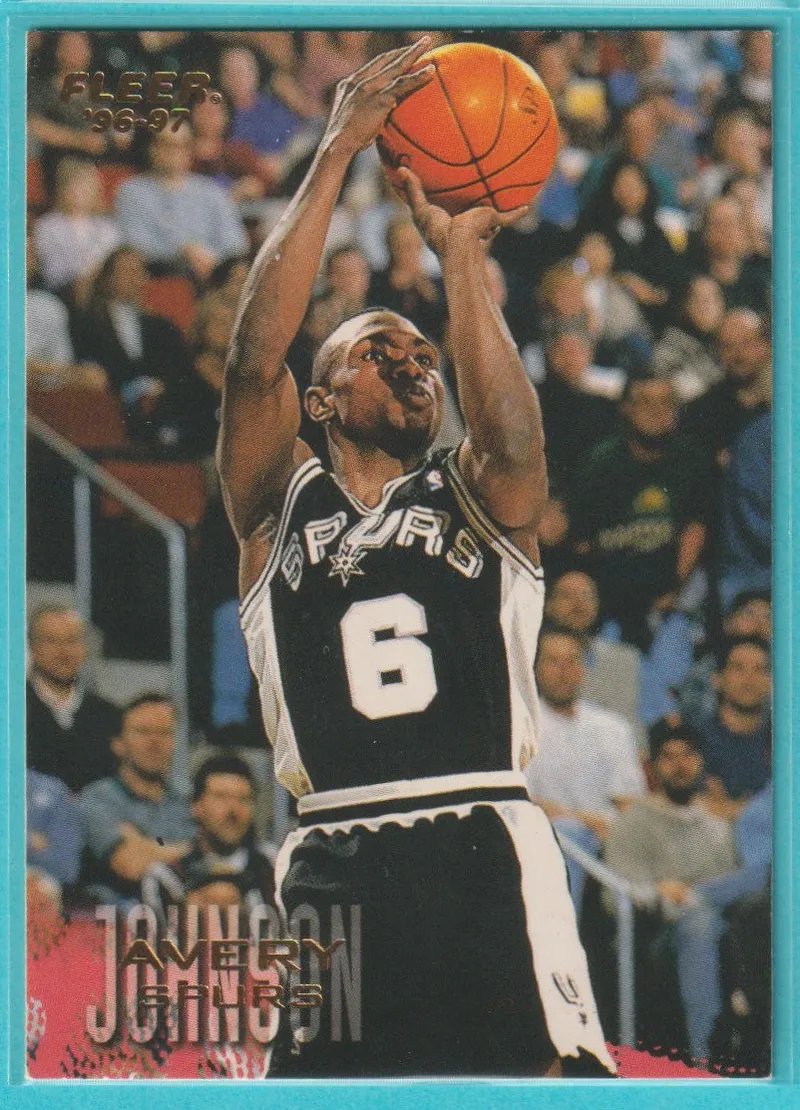 1996 Fleer Avery Johnson #99 front